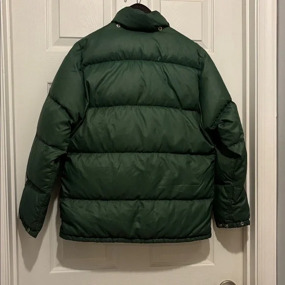 Vintage The North Face Jacket Mens  Green Puffer Down Filled - Picture 7 of 7